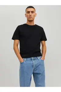 Jack & Jones  Basic TEE SS O-NECK NOOS Black