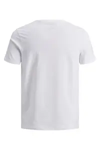Jack & Jones  BASIC TEE SS O White Men's Short Sleeve T-Shirt - Image 4