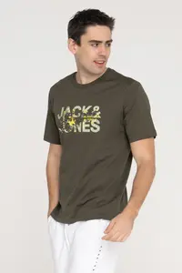 Jack & Jones Crew Neck Logo Printed T-Shirt