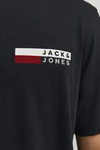 Jack & Jones JJECORP LOGO TEE PLAY SS O-NECK NOOS Black/P4 - Image 5