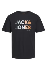 Jack & Jones Color Gradient Logo Printed T-Shirt - Forest - Image 5