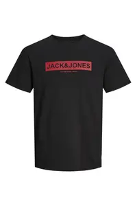 Jack & Jones Men Logo Printed T-Shirt - Pin - Image 5
