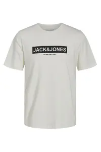 Jack & Jones Men Logo Printed T-Shirt - Pin - Image 5