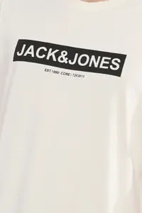 Jack & Jones Men Logo Printed T-Shirt - Pin - Image 6