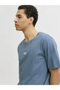 Jack & Jones Crew Neck Logo Printed T-Shirt - Corp - Image 3