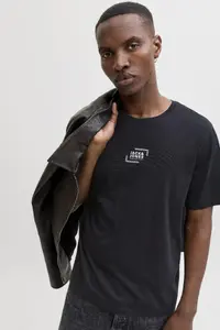 Jack & Jones Crew Neck Logo Printed T-Shirt - Corp - Image 7