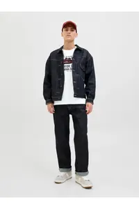 Jack & Jones Jjelogo Tee Ss O-Neck 2 Col Erkek T-Shirt  CLOUD DANCER - Image 4