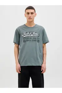 Jack & Jones Jjelogo Tee Ss O-Neck 2 Col Erkek T-Shirt  Stormy Weather