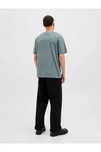 Jack & Jones Jjelogo Tee Ss O-Neck 2 Col Erkek T-Shirt  Stormy Weather - Image 3