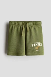 H&M Printed Sweatshirt Shorts - Image 3