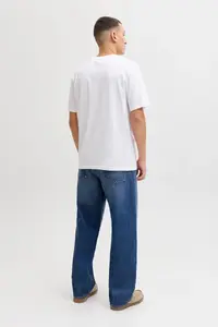 Jack & Jones Men Chest Logo Printed T-Shirt - Cole - Image 3