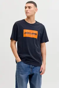 Jack & Jones Men Chest Logo Printed T-Shirt - Cole