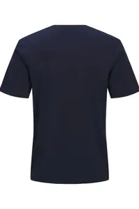 Jack & Jones Men Chest Logo Printed T-Shirt - Cole - Image 2