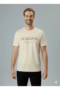 Jack & Jones  T-SHIRT JJDEVIN DAYTONA PRINT TEE SS CREW LN - Image 4