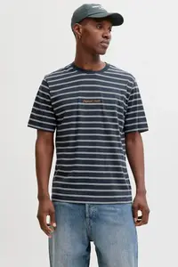 Jack & Jones Jack Jones Norrebro Stripe Striped Relax Fit Men's T-Shirt
