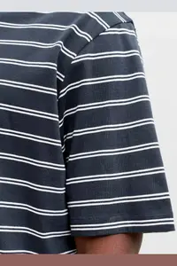 Jack & Jones Jack Jones Norrebro Stripe Striped Relax Fit Men's T-Shirt - Image 7
