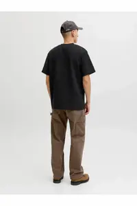 Jack & Jones  TEE SS CREW NECK SN Black - Image 4