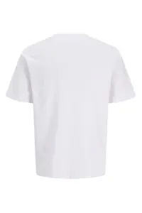 Jack & Jones Men Chest Logo Printed T-Shirt- Dust - Image 2
