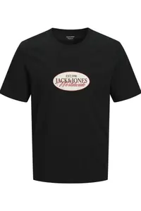Jack & Jones Men Chest Logo Printed T-Shirt - Catskills - Image 8
