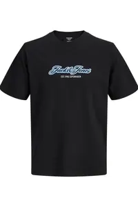 Jack & Jones Men Chest Logo Printed T-Shirt - Catskill - Image 3