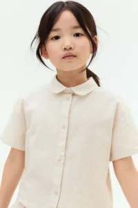 H&M linen blended Blouse