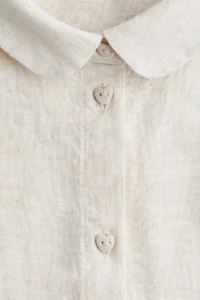 H&M linen blended Blouse - Image 4