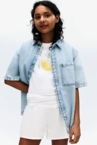 H&M linen blended Shorts