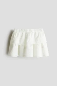 H&M Lace striped and Cotton Skirt - Image 3