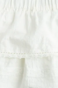 H&M Lace striped and Cotton Skirt - Image 4