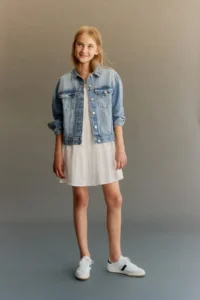 H&M Cotton Krinkle Dress - Image 2