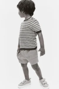 H&M Textured Jersey Shorts - Image 2