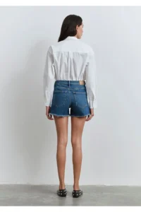Mavi Heidi 90lar Indigo Bluesi Jeans Shorts -8-Y8757 - Image 5