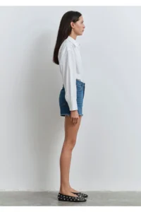 Mavi Heidi 90lar Indigo Bluesi Jeans Shorts -8-Y8757 - Image 6