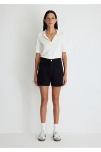 Mavi Verna 90lar Black Jeans Shorts -87084 - Image 3