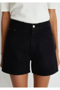 Mavi Verna 90lar Black Jeans Shorts -87084 - Image 7