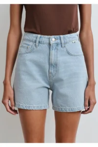Mavi Verna Blue Premium Ice Blue Jean Shorts -89754 - Image 8