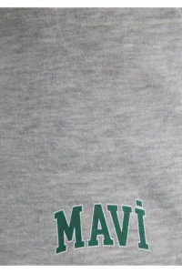 Mavi Logo Printed Gray Shorts -82816 - Image 7