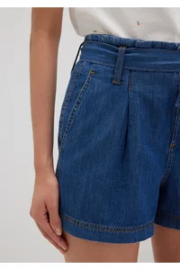 Mavi Belt Detailed Denim Shorts 1410214-100971 - Image 6