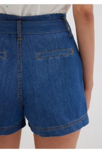 Mavi Belt Detailed Denim Shorts 1410214-100971 - Image 7