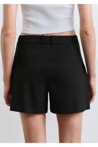 Mavi Striped Black Shorts -8-Y5353 - Image 7