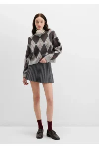 Mavi Anthracite Shorts Skirt -80023 - Image 2