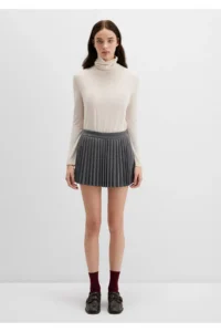 Mavi Anthracite Shorts Skirt -80023 - Image 3