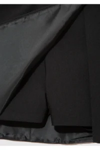 Mavi Slit Detailed Black Shorts Skirt -900 - Image 8