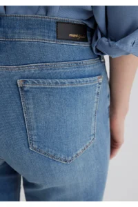 Mavi Alexis Gold Classical Puslu Open Jeans Shorts - Image 7
