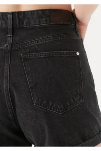 Mavi Wendy Gold Icon Gray Jeans Shorts - Image 8