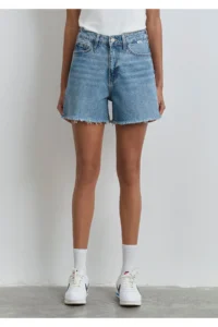 Mavi Millie 90lar Indigo Bluesi Jeans Shorts 87073 - Image 5