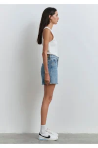 Mavi Millie 90lar Indigo Bluesi Jeans Shorts 87073 - Image 7