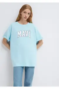 Mavi Logo Printed T-Shirt Oversize / Wide Cut -70806