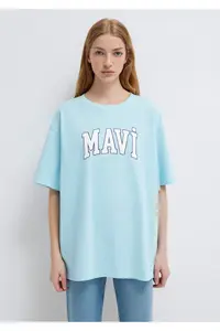 Mavi Logo Printed T-Shirt Oversize / Wide Cut -70806 - Image 3