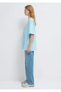 Mavi Logo Printed T-Shirt Oversize / Wide Cut -70806 - Image 4